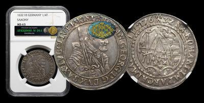 1/4 Талера 1632 года, HI