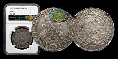 1/4 Талера 1632 года, HI