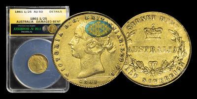 1/2 Соверена 1861 года