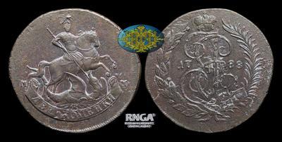 2 Копейки 1788 года, ММ