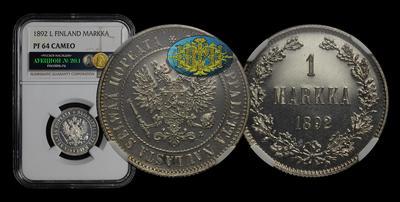 Марка 1892 года, L