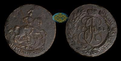 2 Копейки 1765 года, ММ