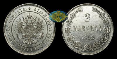 2 Марки 1908 года, L