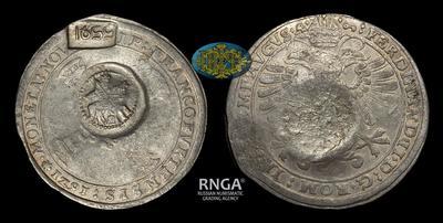 Ефимок 1655 года на талере 1621 года