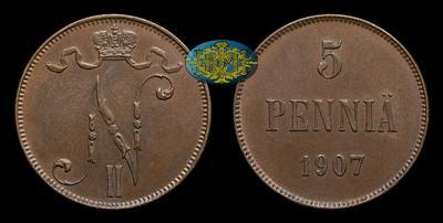 5 Пенни 1907 года