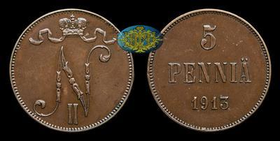 5 Пенни 1913 года