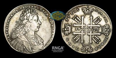 Рубль 1728 года
