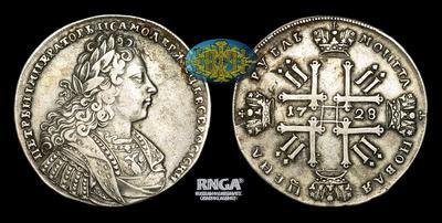 Рубль 1728 года