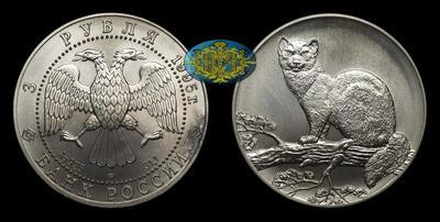 3 Рубля 1995 года, ЛМД. 