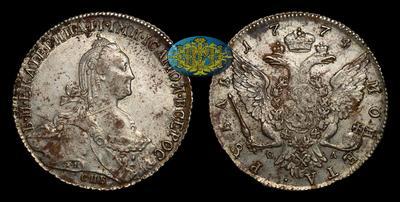 Рубль 1774 года, СПБ ТИ ФЛ