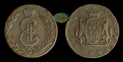 Копейка 1776 года, КМ. 