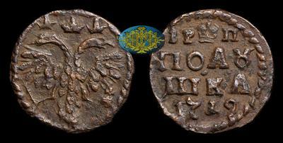 Полушка 1719 года