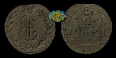 Денга 1779 года, КМ. 