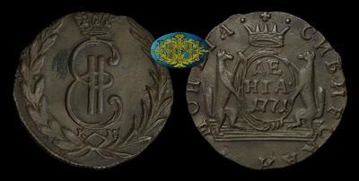 Денга 1771 года, КМ. 