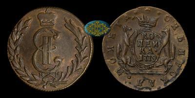 Копейка 1779 года, КМ. 