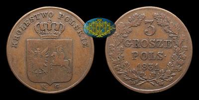 3 Гроша 1831 года, KG