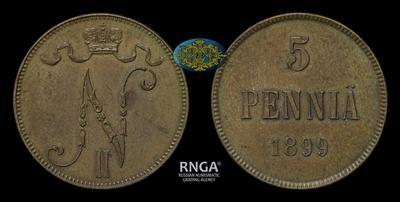 5 пенни 1899 года