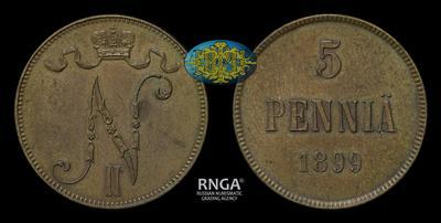5 пенни 1899 года