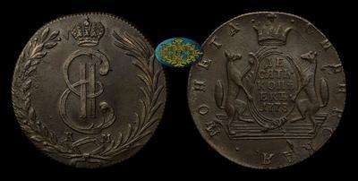 10 Копеек 1778 года, КМ. 