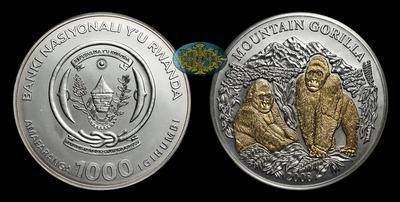 1000 Франков Руанды 2008 года. 