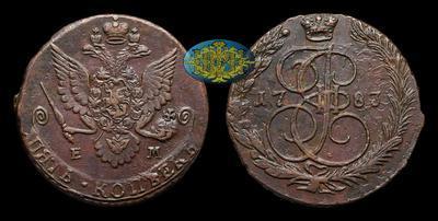 5 Копеек 1783 года, ЕМ