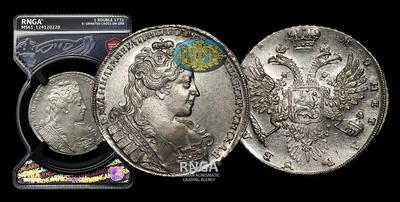 Рубль 1731 года