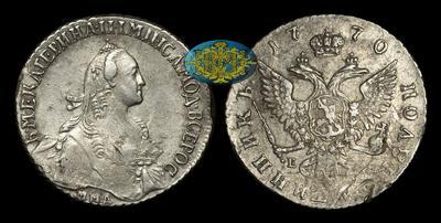 Полуполтинник 1770 года, ММД ЕI
