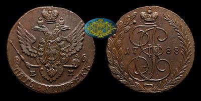 5 Копеек 1788 года, ЕМ