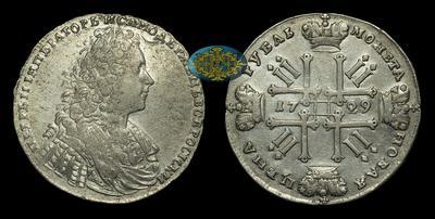 Рубль 1729 года