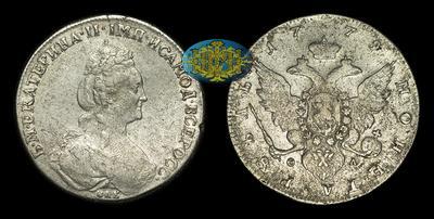 Рубль 1779 года, СПБ ФЛ