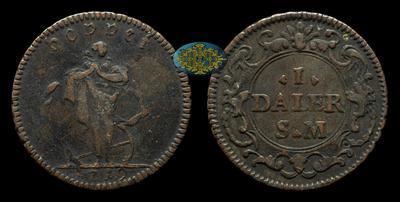 Далер 1719 года, SM. 