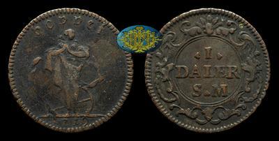 Далер 1719 года, SM. 