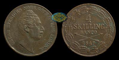 4 Cкиллинга 1849 года