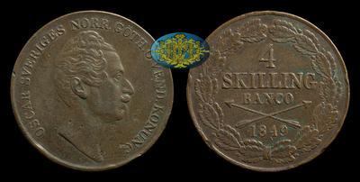 4 Cкиллинга 1849 года
