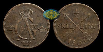 1/2 Скиллинга 1803 года