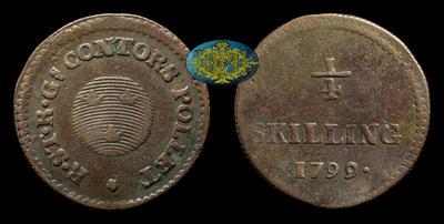 1/4 Скиллинга 1799 года