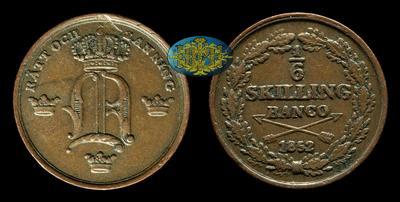 1/6 Скиллинга 1852 года