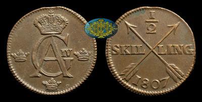 1/2 Скиллинга 1807 года