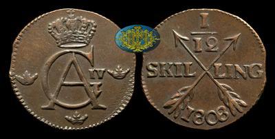 1/12 Скиллинга 1808 года