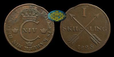 Скиллинг 1825 года