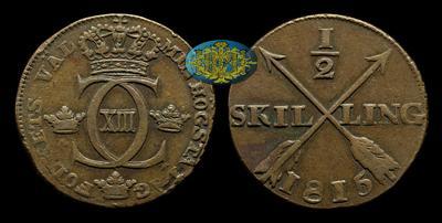 1/2 Скиллинга 1815 года