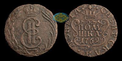 Полушка 1769 года, КМ 
