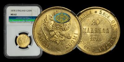 20 Марок 1878 года, S