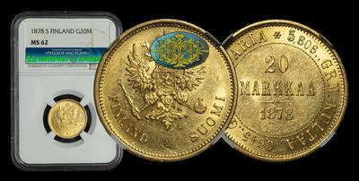 20 Марок 1878 года, S