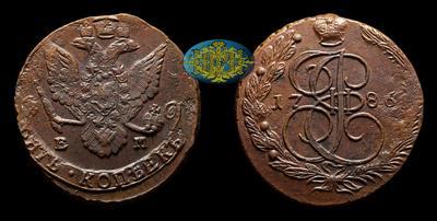 5 Копеек 1786 года, ЕМ