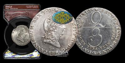 2/3 Талера 1814 года, С