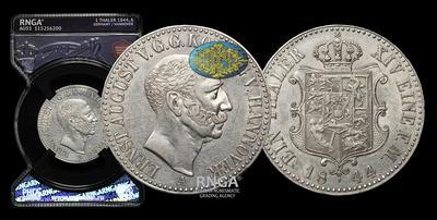 Талер 1844 года, А