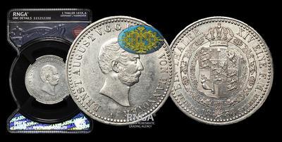 Талер 1838 года, А