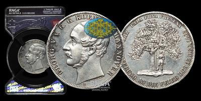 Талер 1865 года, В