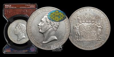 2 Талера 1845 года, А